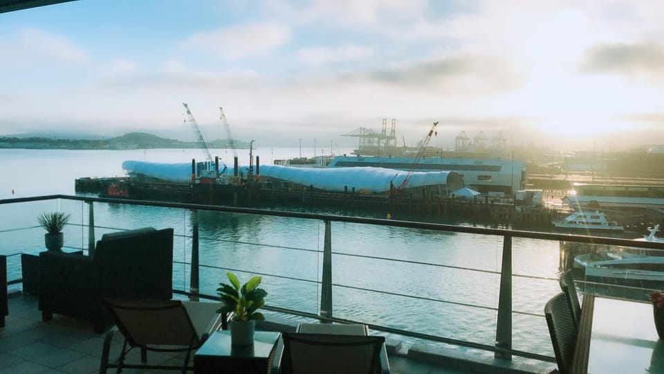 All New Lux Panoramic Sea-view Penthouse on Princes Wharf! The Heart of Auckland CBD! Free Parking! Apartment in Auckland