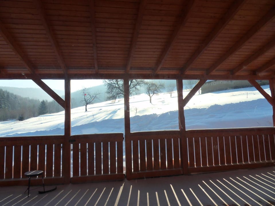 Natural landscape, Winter, Mountain view