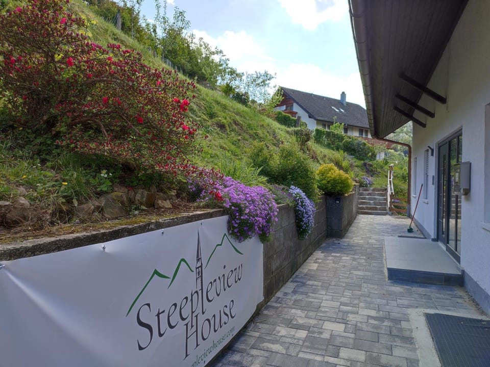 Property building, Garden view