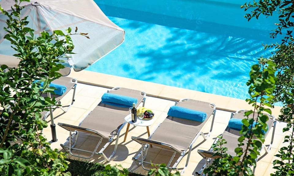 Patio, Balcony/Terrace, Pool view