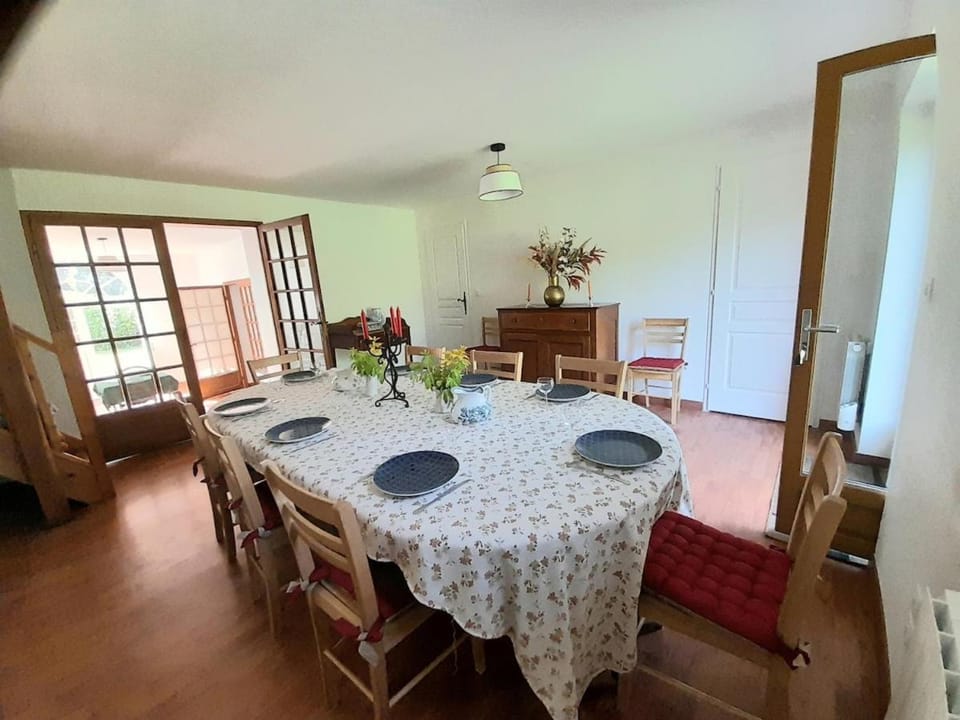 Les Ecuries du Château Docked boat in Normandy