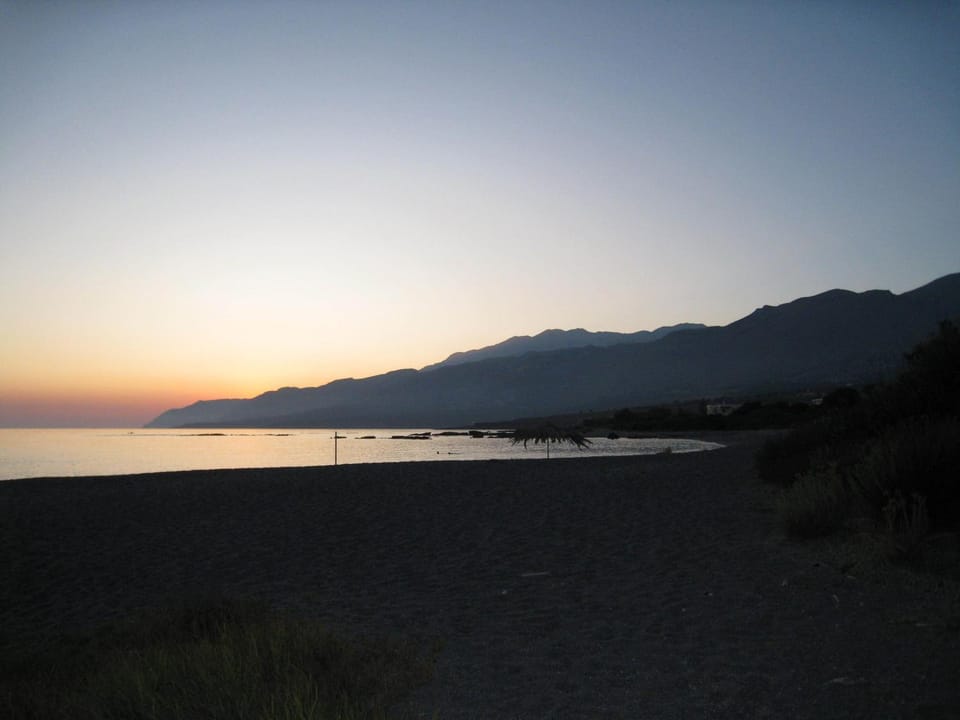 Beach, Mountain view, Sea view