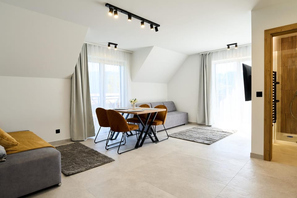 Living room, Seating area, Dining area