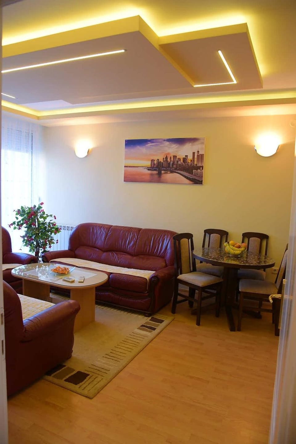 Living room, Seating area, Dining area