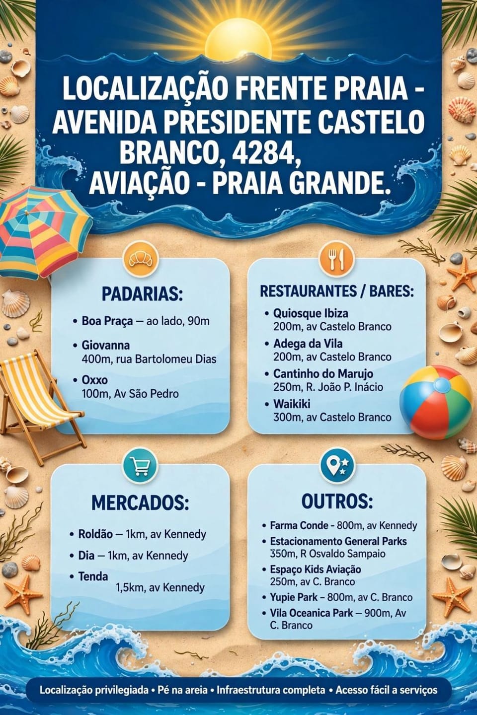 apto frente praia pé na areia 2dorm wifi elevador Smart tv praia grande aviação - leia fotos Apartment in State of São Paulo
