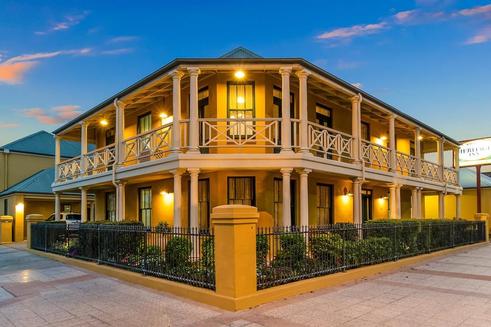 Property building, Sunset