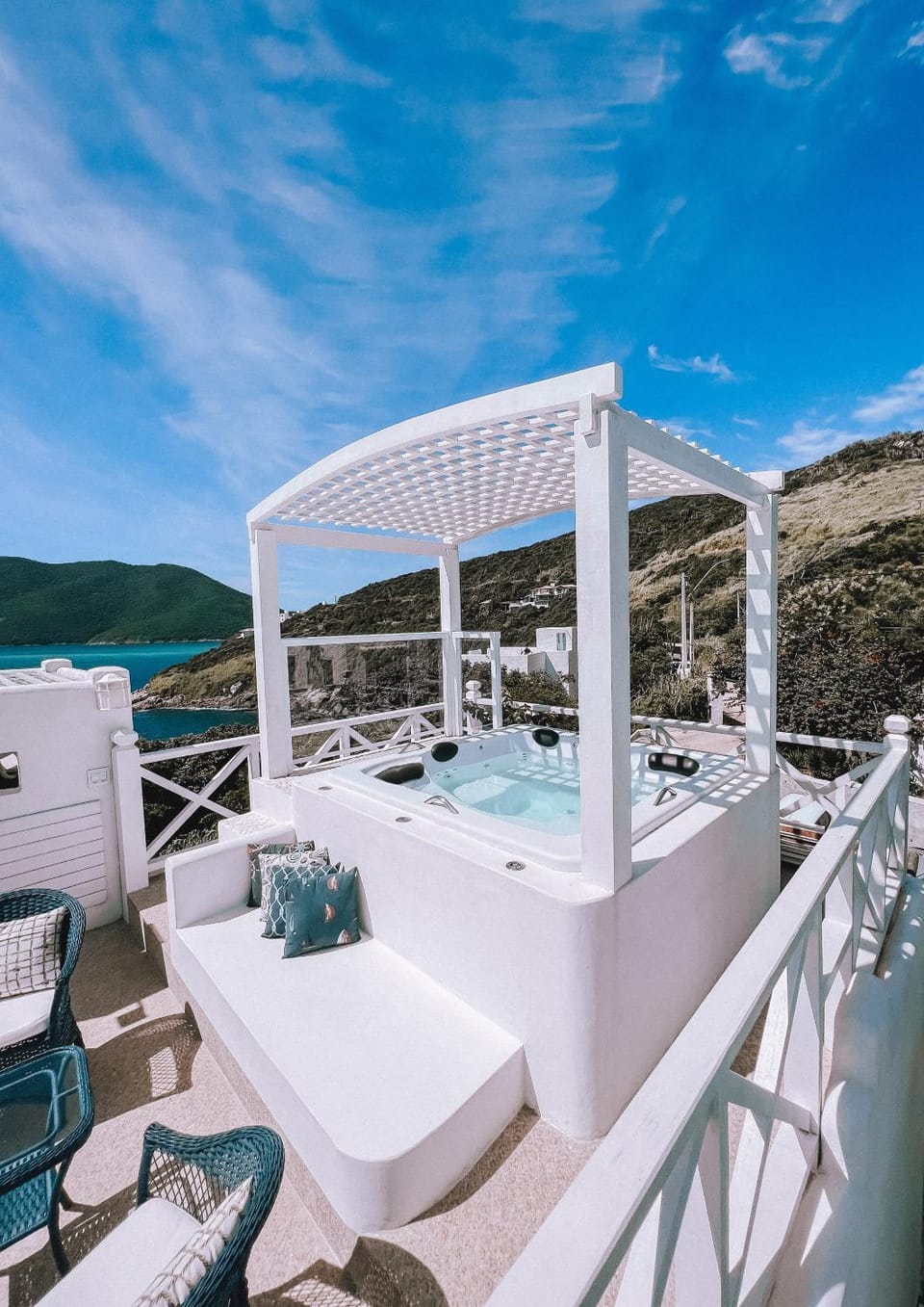 Natural landscape, Hot Tub, Balcony/Terrace, Mountain view, Sea view, Open Air Bath