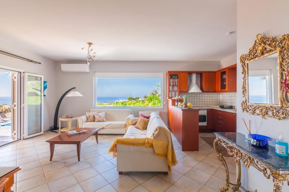View (from property/room), View (from property/room), Living room, Garden view, Garden view, Pool view, Pool view, Sea view, Sea view, kitchen, air conditioner, air conditioner