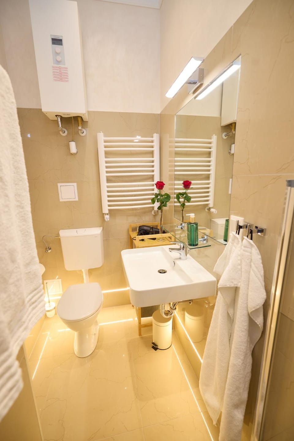 Toilet, Bathroom, towels