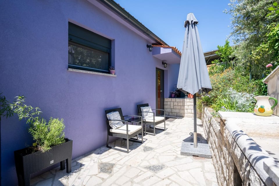 Property building, Patio, Spring, Day, Garden, View (from property/room), Seating area, Garden view