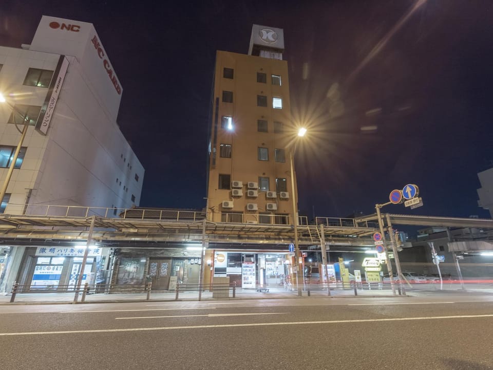Property building, Night, City view