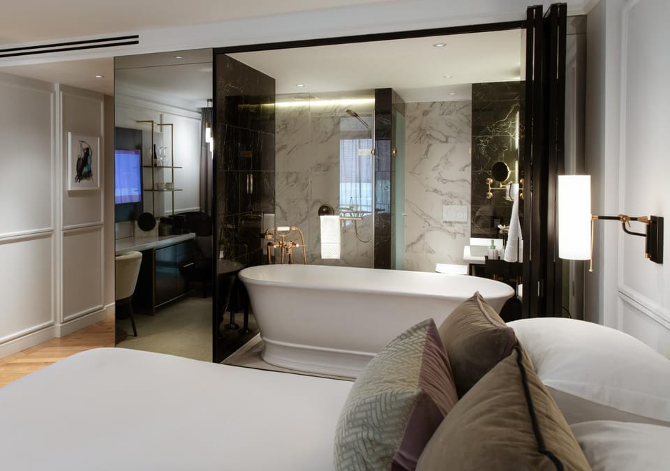 Bed, Bathroom, Bedroom, Bath