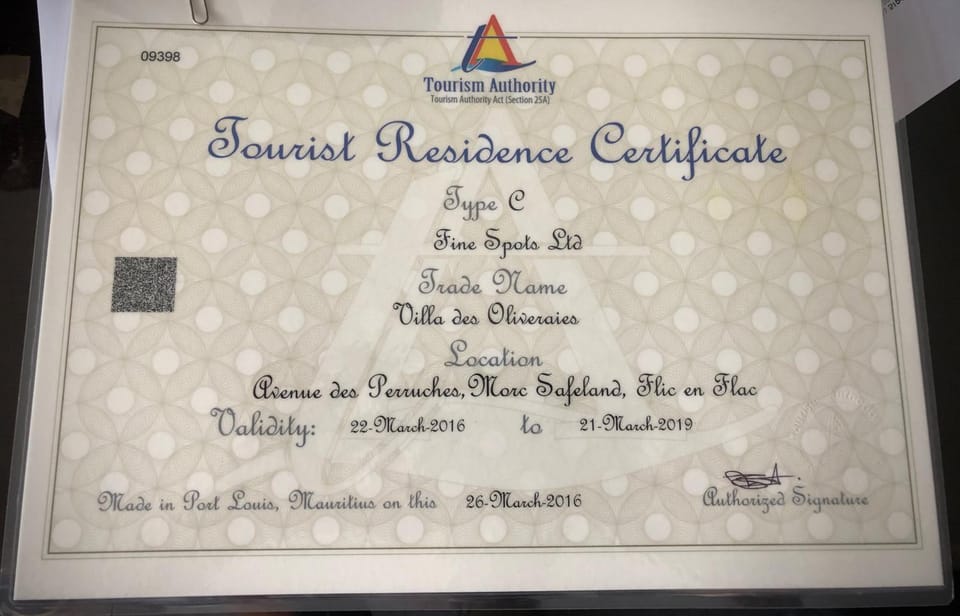Certificate/Award