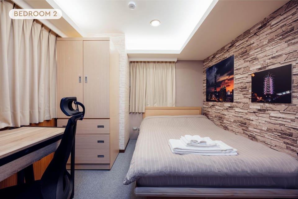 Bed, Bedroom, wardrobe