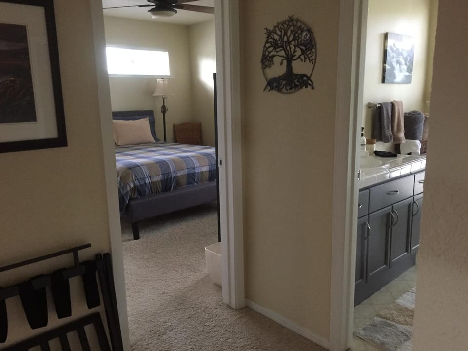 Bathroom, Bedroom, fireplace
