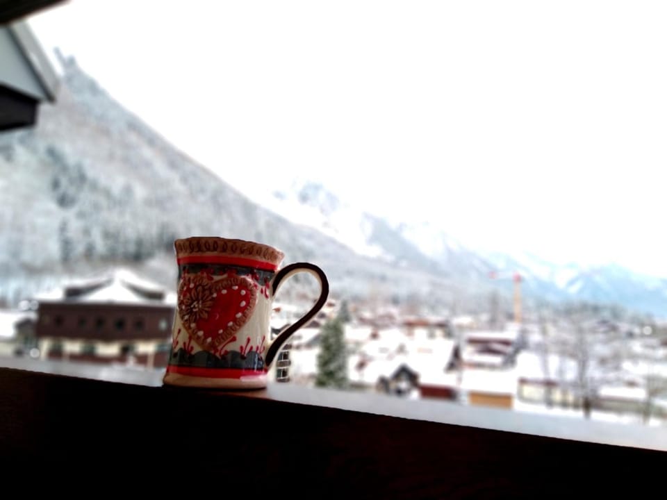Winter, Coffee/tea facilities, Balcony/Terrace, Mountain view