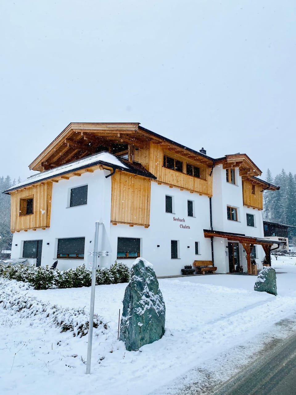 Property building, Day, Winter