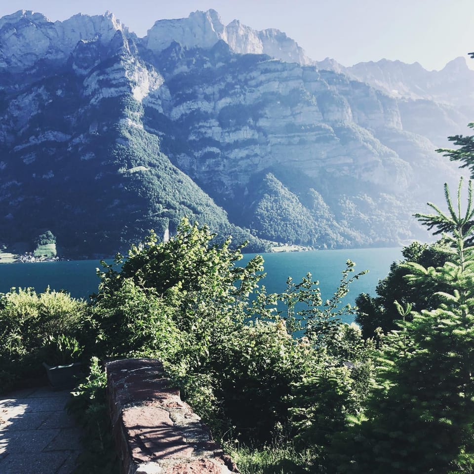Lake view, Mountain view