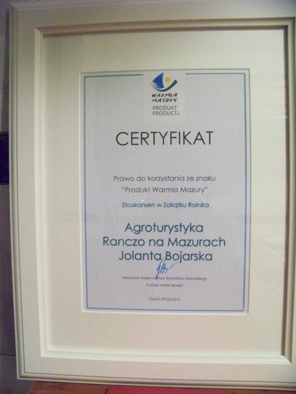 Certificate/Award