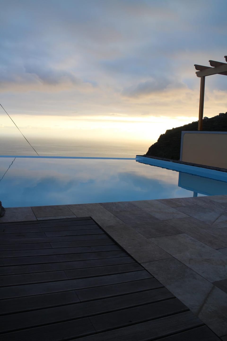 Pool view, Sea view, Swimming pool, Sunrise