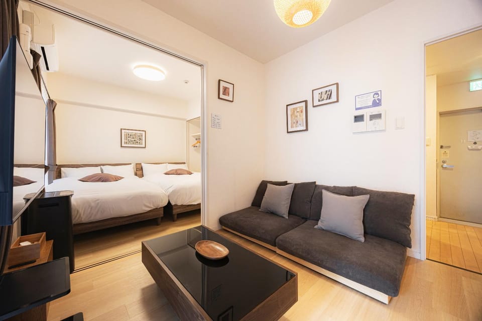 Bed, Living room, Bedroom