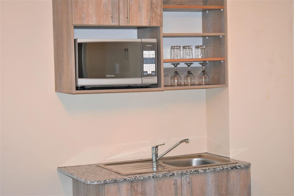 Kitchen or kitchenette, minibar