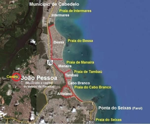 Residencial Kerygma Apto beira mar Intermares roupas de cama e AR CONDICIONADO COBRADO À PARTE Apartment in Cabedelo