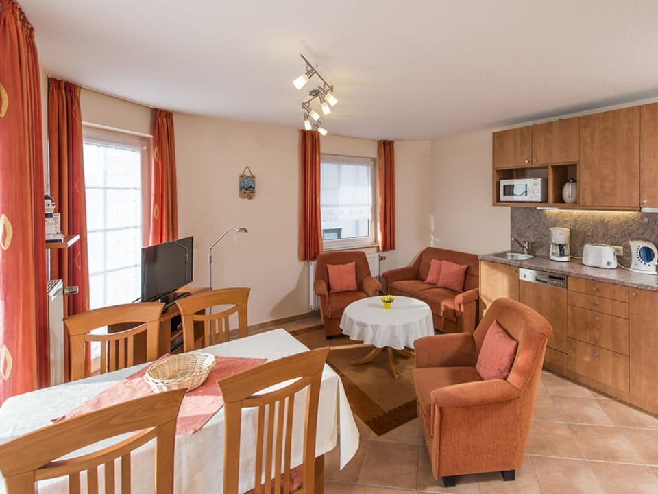 Living room, Seating area, Dining area