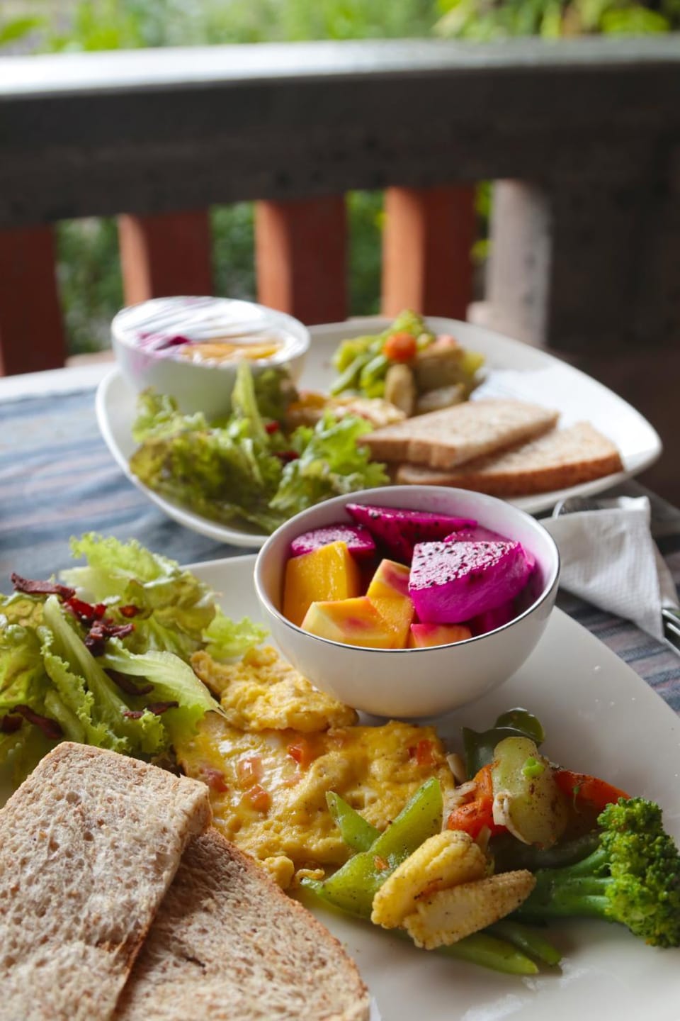 Balcony/Terrace, Food, Garden view