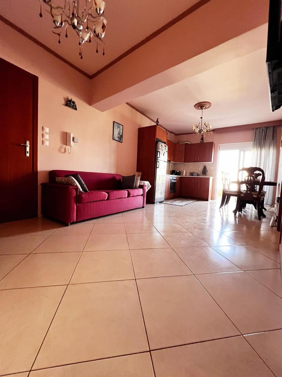 Living room, Seating area, Dining area