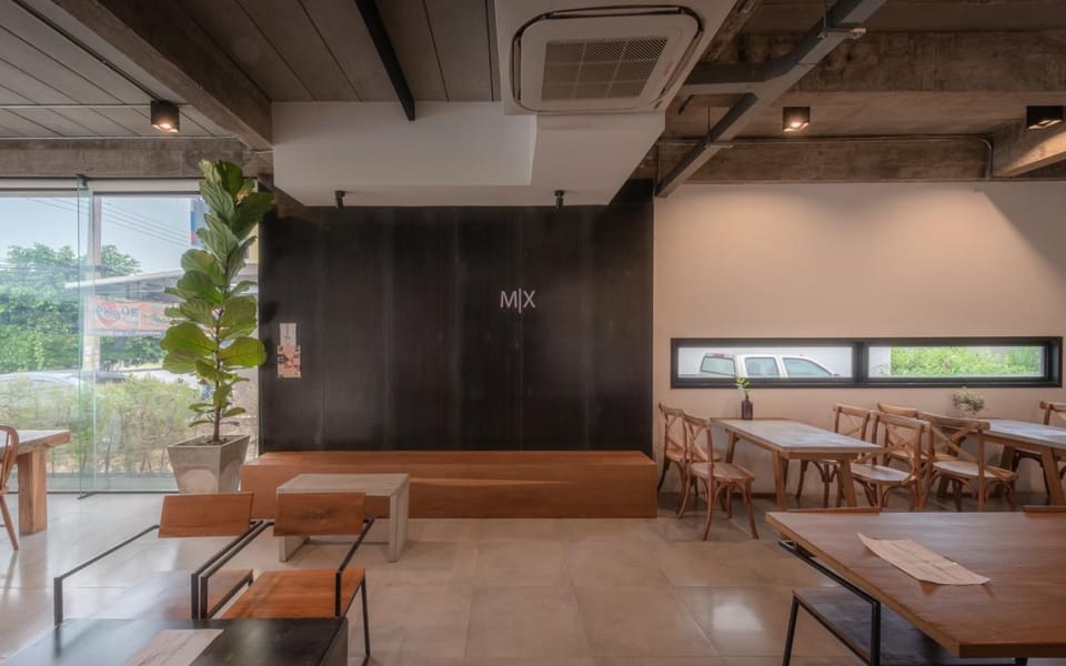 Mix cafe x Bed D Hotel in Thailand