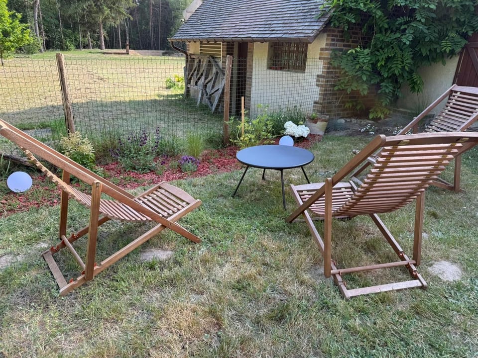 logement avec accès piscine House in Chaumont-sur-Tharonne