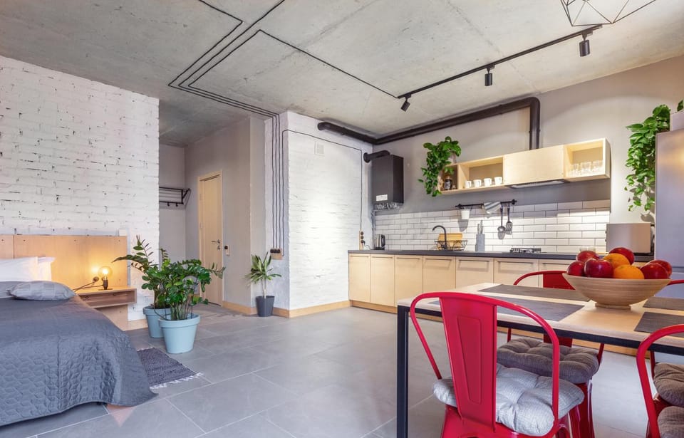 Kitchen or kitchenette, Dining area, Communal kitchen