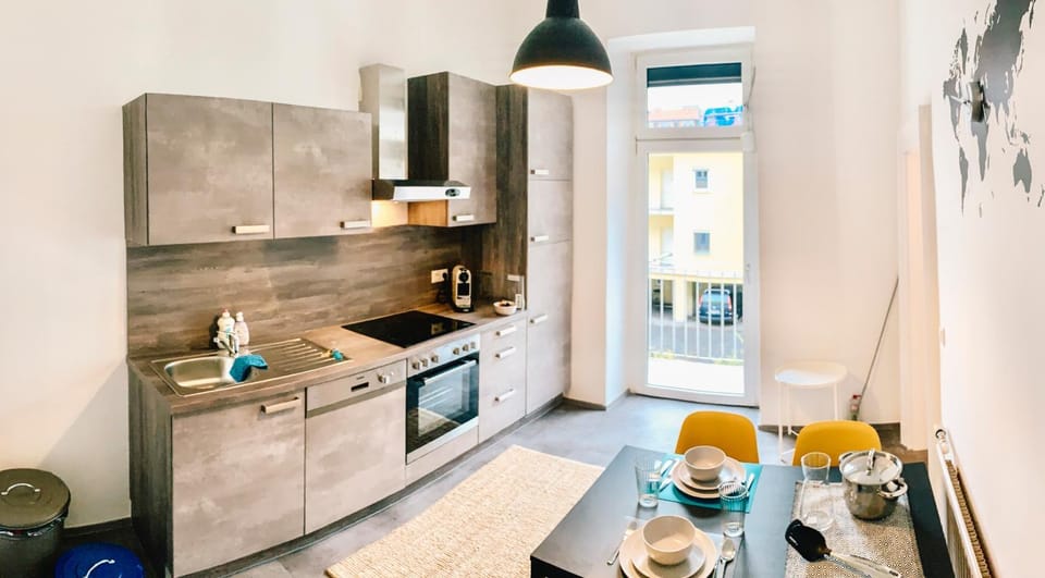Coffee/tea facilities, Balcony/Terrace, Kitchen or kitchenette, Photo of the whole room, Seating area, Dining area