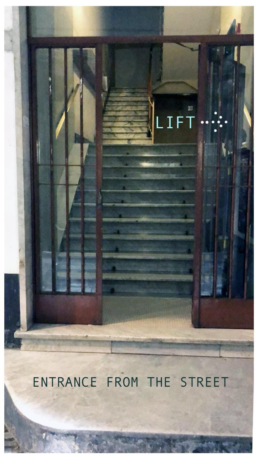 Property building, Facade/entrance, elevator