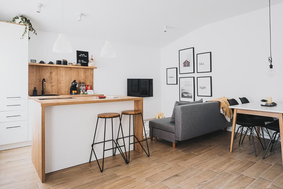 Living room, Dining area, kitchen