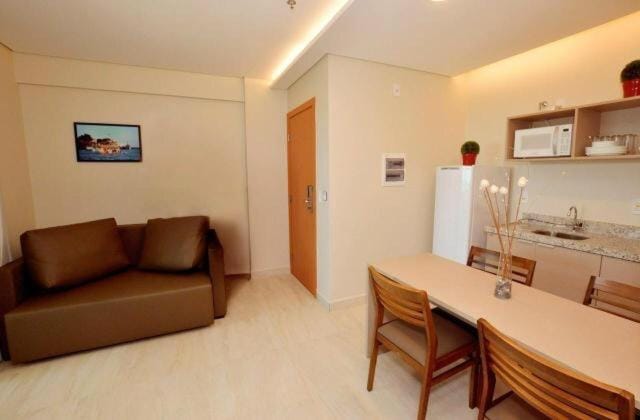 Living room, Communal kitchen