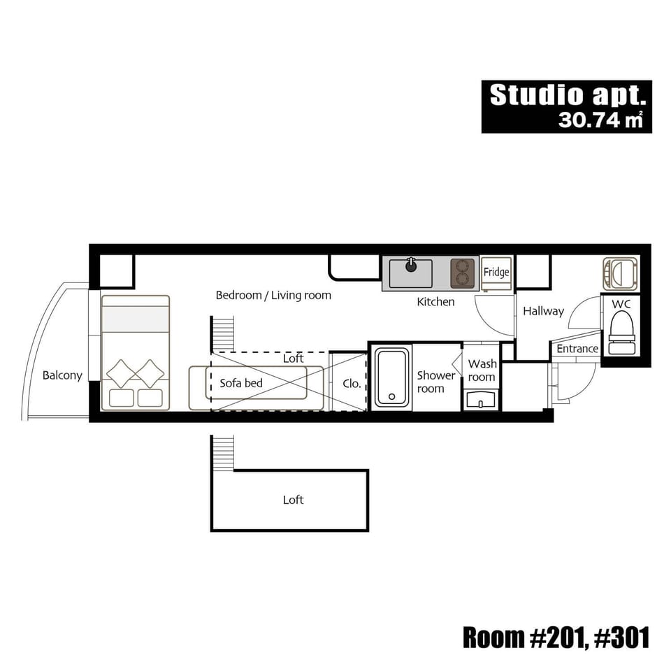 OUCHI HOTEL Higashi-Hiratsuka #201 Apartment in Hiroshima