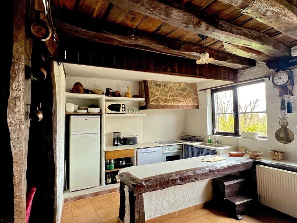Kitchen or kitchenette, dishwasher, stove, kitchen