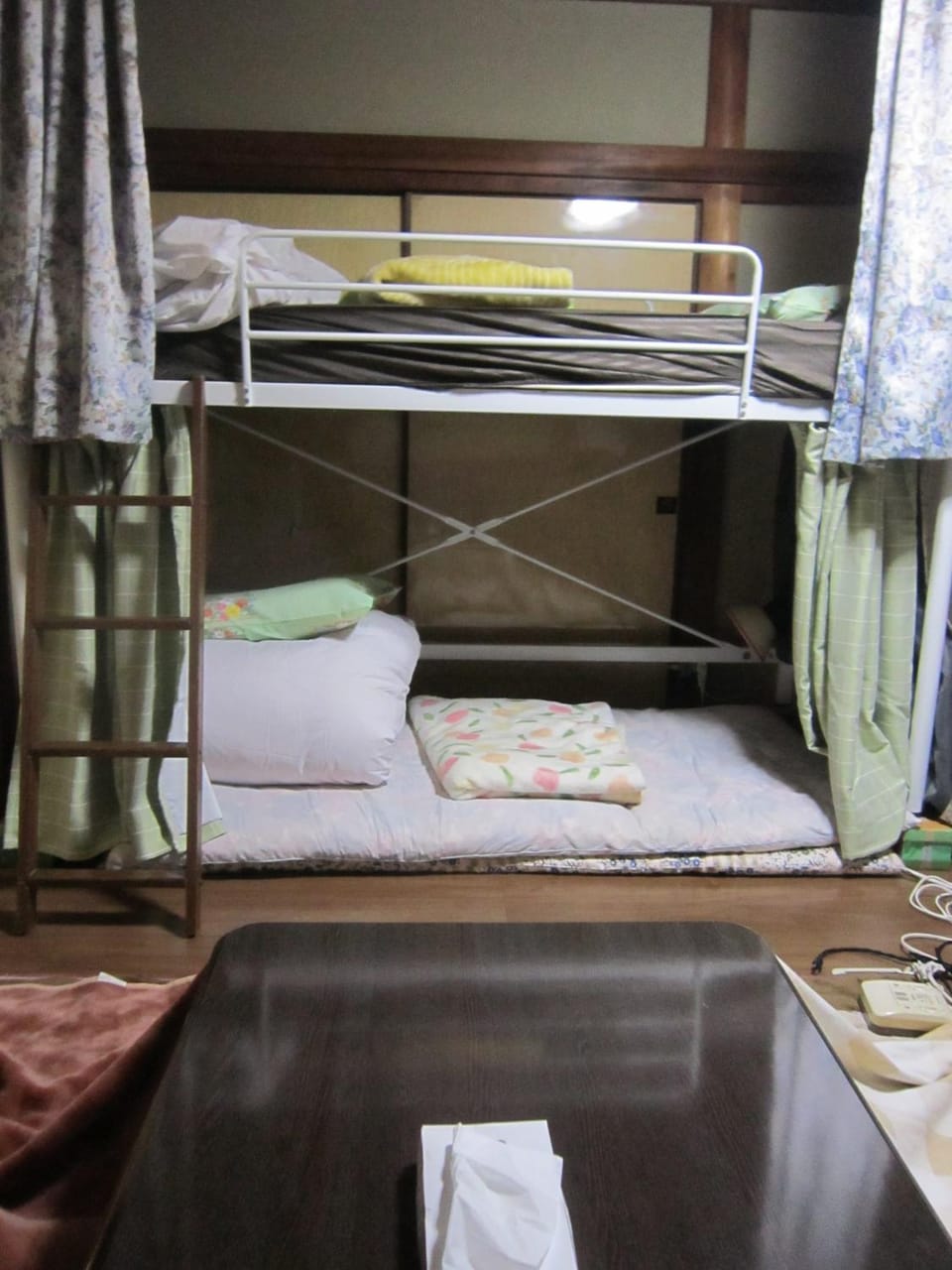Photo of the whole room, bunk bed
