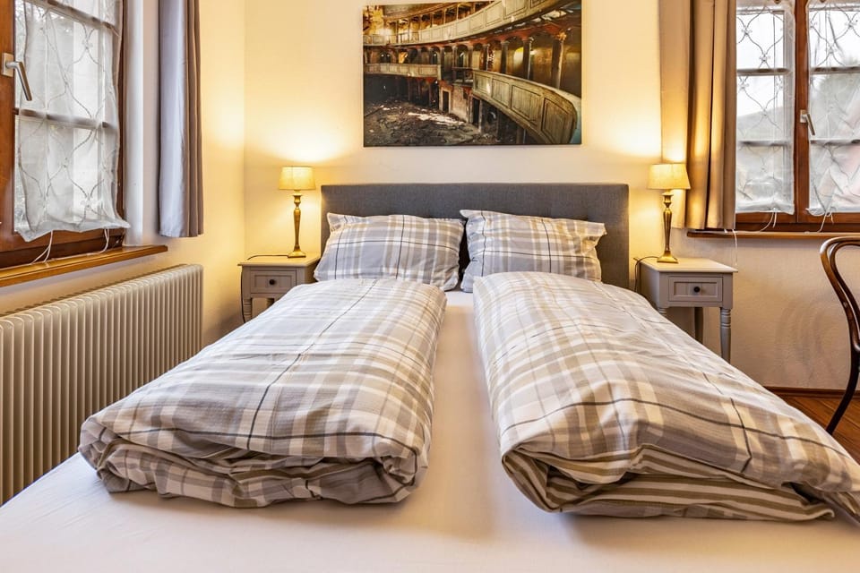Property building, Living room, Bedroom