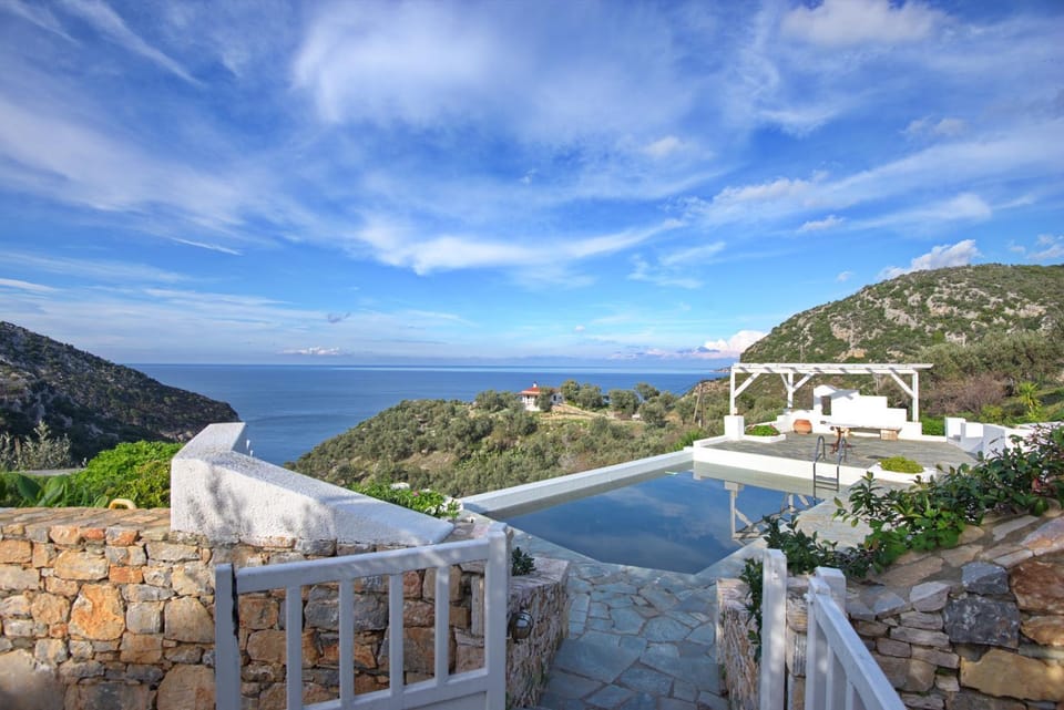 Natural landscape, Mountain view, Sea view
