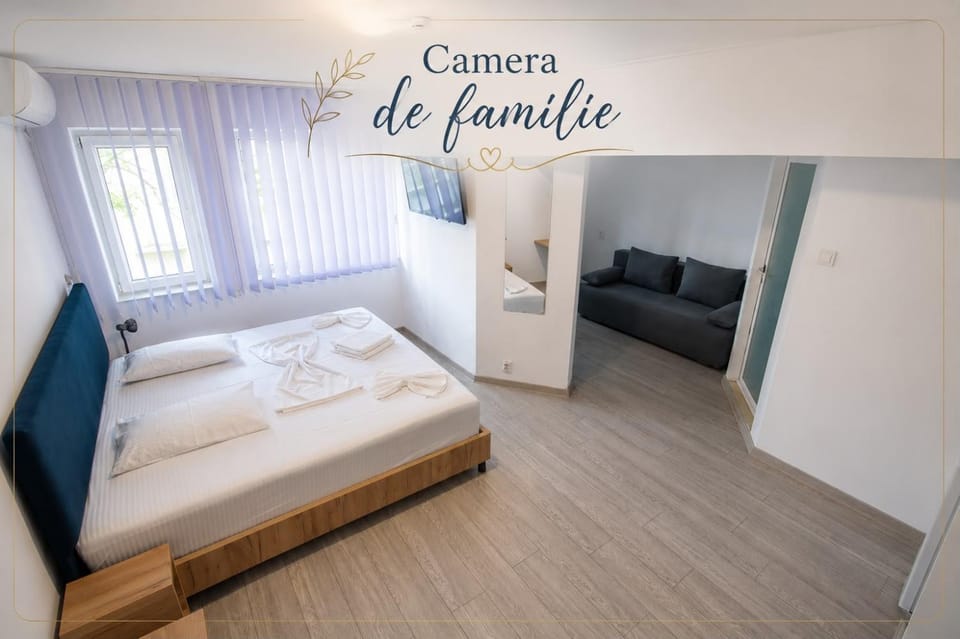 Bed, TV and multimedia, Living room, Photo of the whole room, Seating area, Bedroom