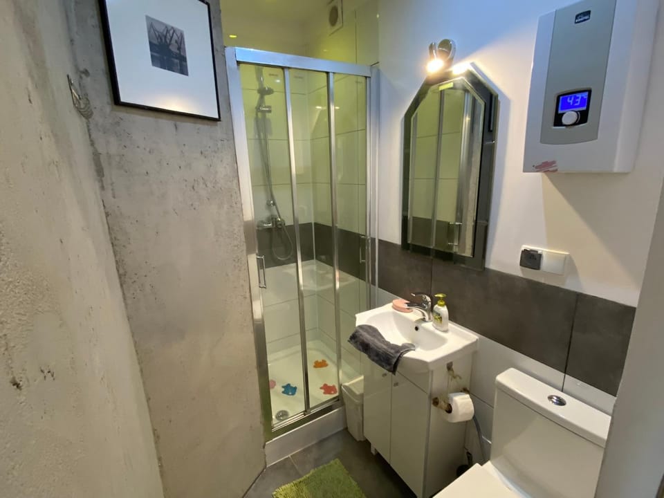 Shower, Toilet, Bathroom, towels