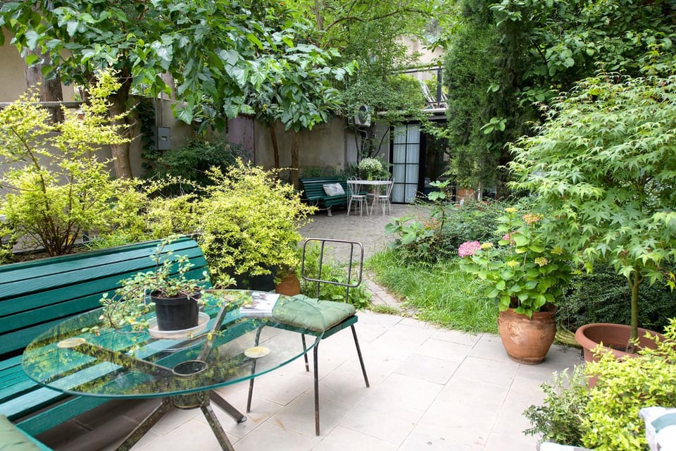 Patio, Day, Summer, Garden, Dining area, Garden view