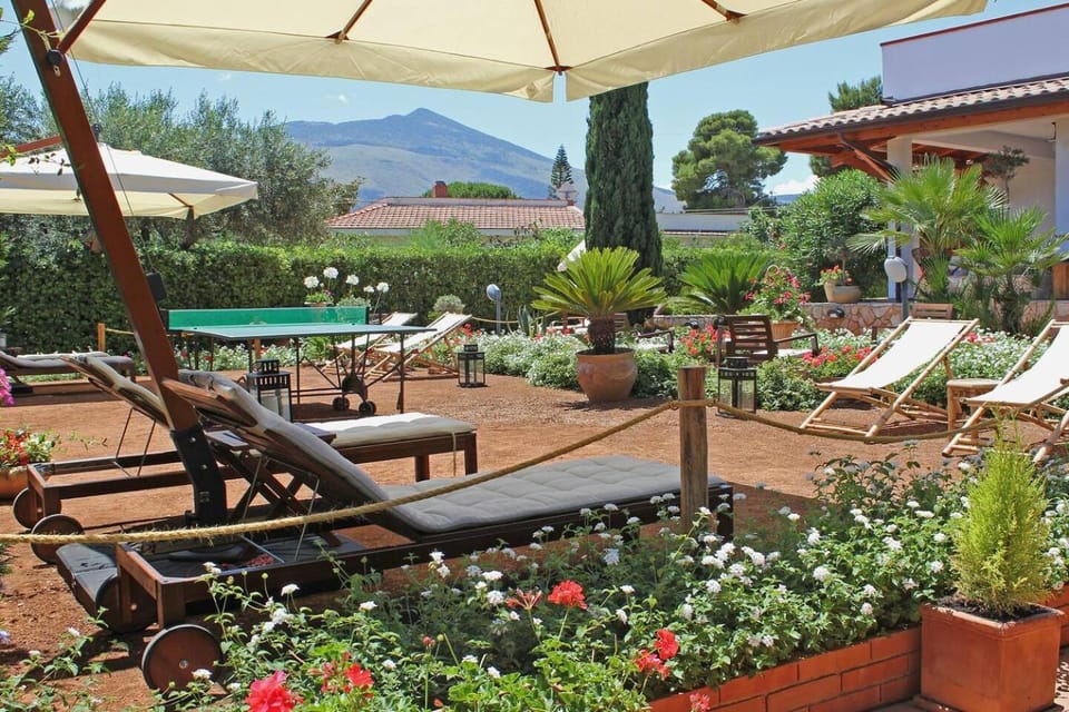 Garden, Garden view, sunbed