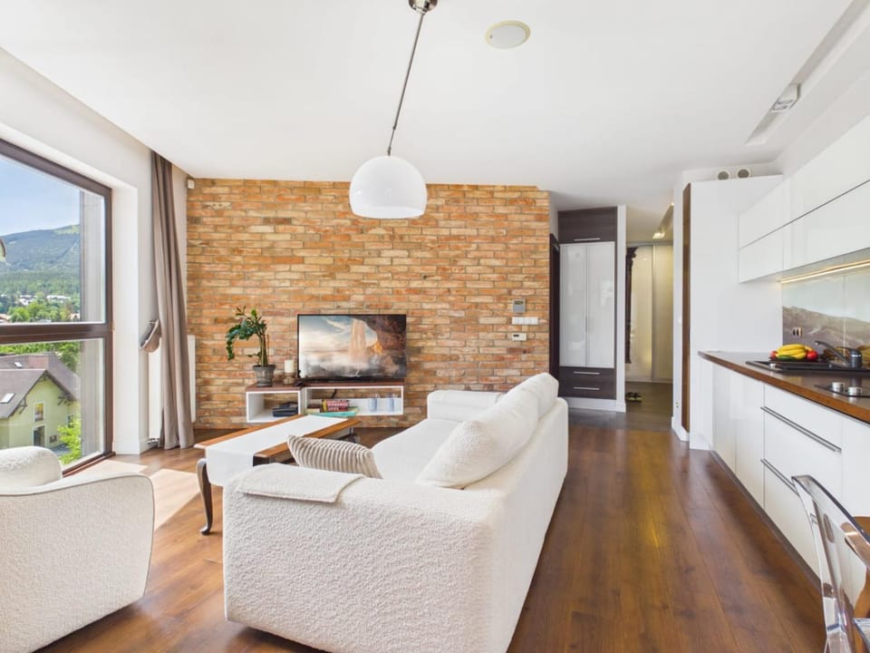 Summer, Living room, Mountain view