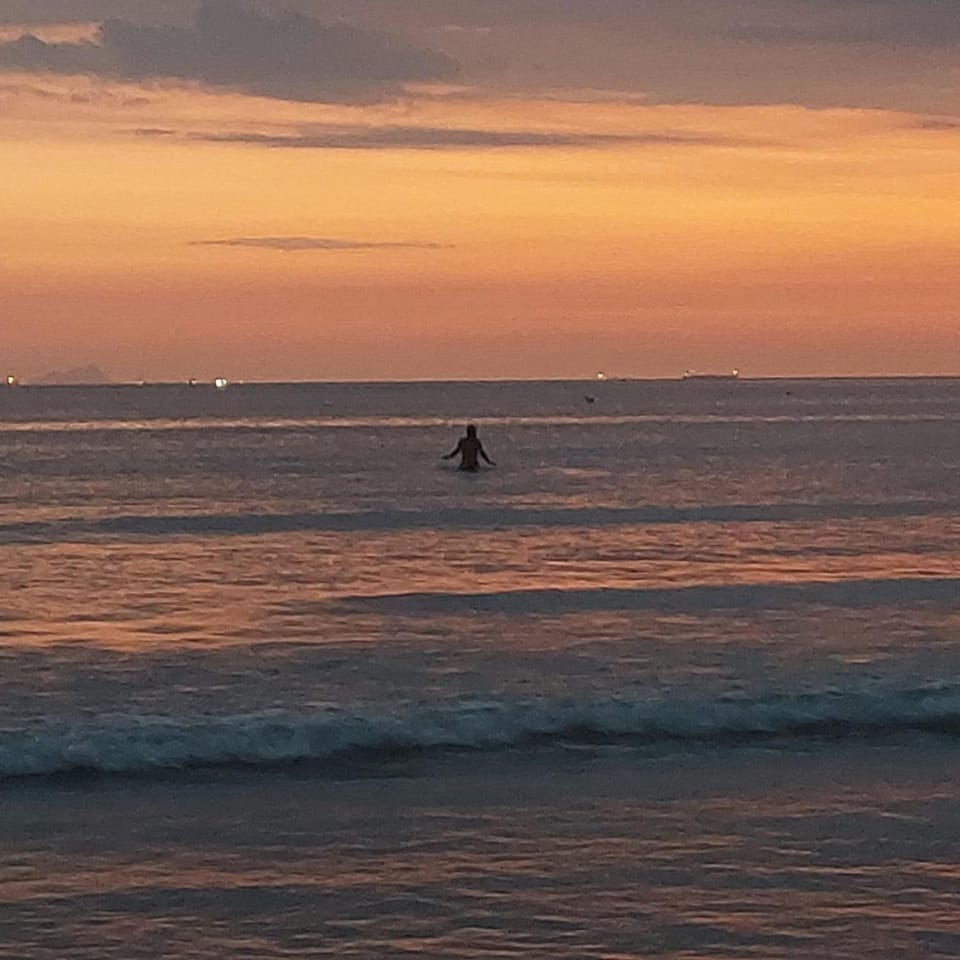 Natural landscape, Beach, Sea view, Sunset