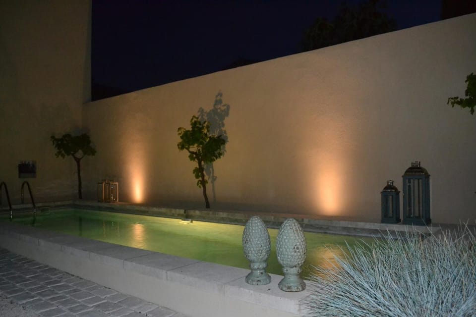 Night, Swimming pool