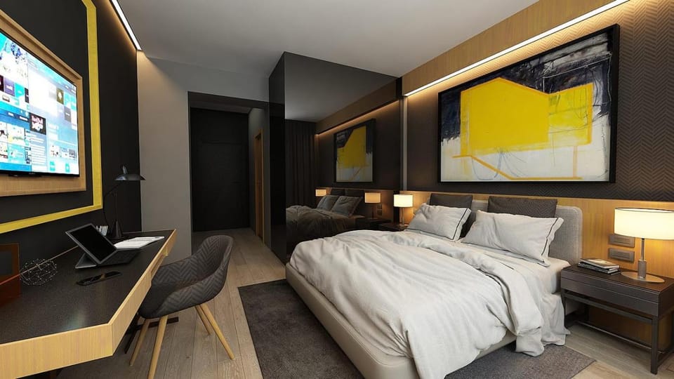 Photo of the whole room, Bedroom